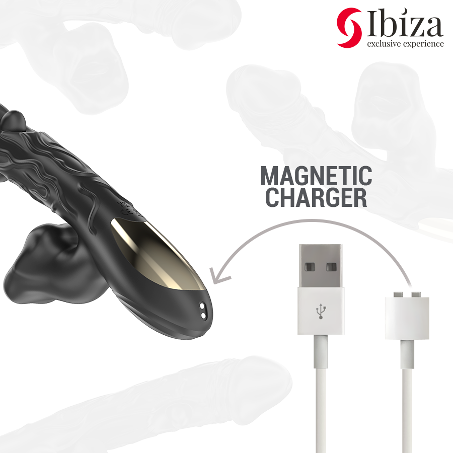 IBIZA - CLITORAL VIBRATOR AND STIMULATOR WITH BITING AND ROTATING EFFECT