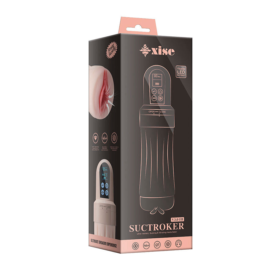 XISE - SUCTROKER V3.0 III VAGINAL MASTURBATOR WITH VIBRATION
