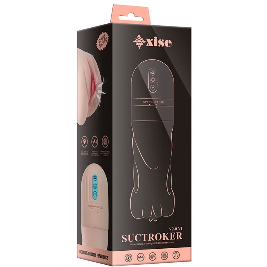 XISE - SUCTROKER V2.0 VI VAGINAL MASTURBATOR WITH VIBRATION