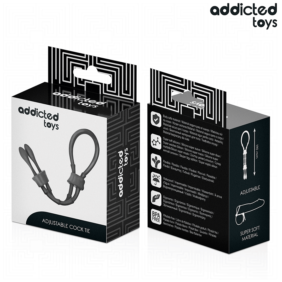 ADDICTED TOYS - CORDA DE SILICONE AJUSTÁVEL PARA O PÊNIS