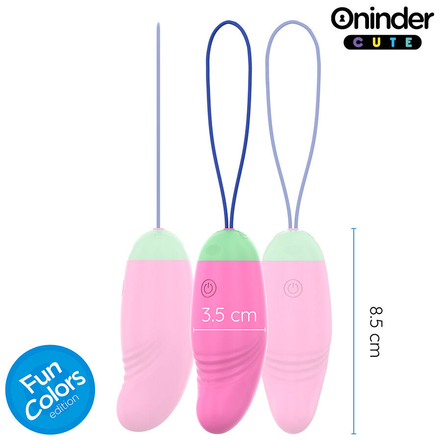 ONINDER CUTE - LOVE PLEASURE 360 SILICONE VIBRO-ROTAT EGG - FREE WORLDWIDE APP