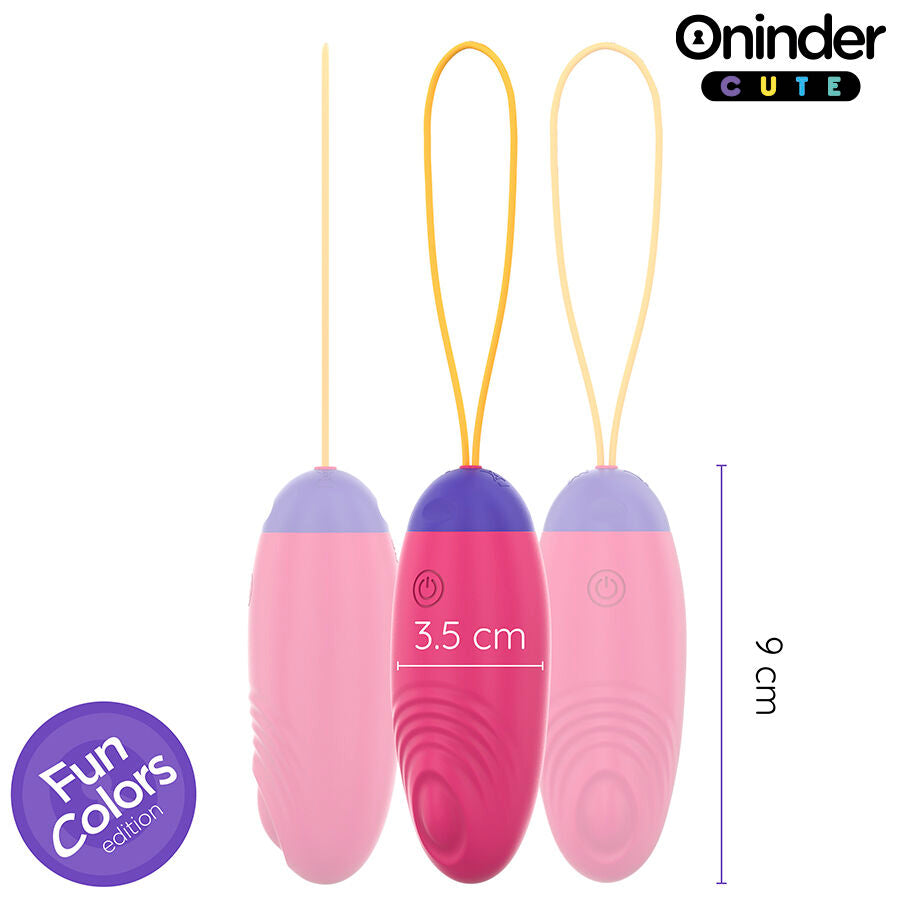 ONINDER CUTE - SILICONE EGG WITH VIBRO-WAVES AND LOVE PLEASURE - FREE WORLDWIDE APP