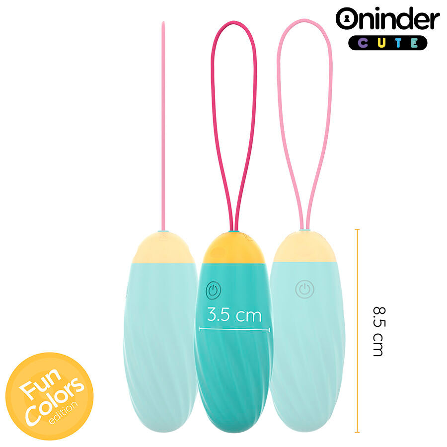 ONINDER CUTE - VIBRATING AND ROTATING SILICONE EGG LOVE PLEASURE - FREE WORLDWIDE APP