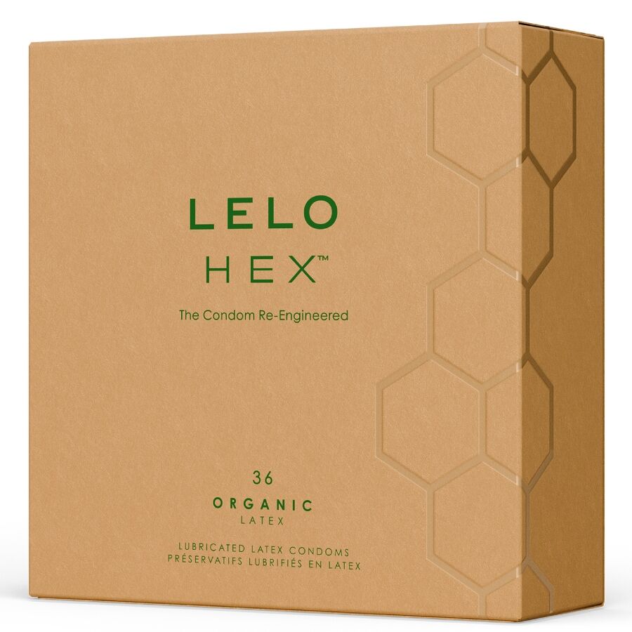 LELO - BOX OF HEX ORGANIC CONDOMS 36 UNITS
