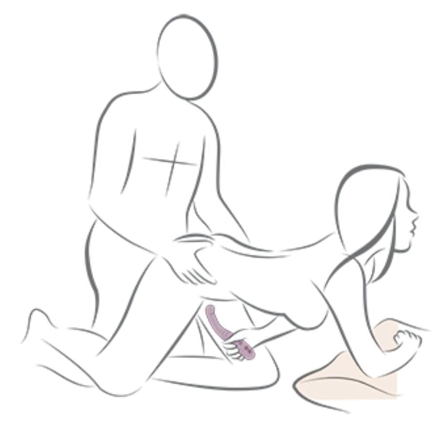 ROCKS-OFF - GEMINI DOUBLE VIBRATOR CLITORAL STIMULATOR G-SPOT PURPLE