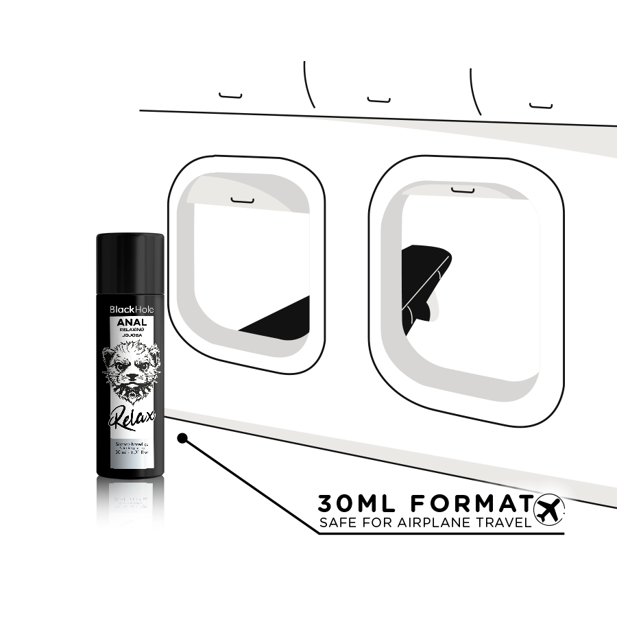 BLACK HOLE - JOJOBA RELAXING ANAL CREAM, SILICONE BASE, 30 ML