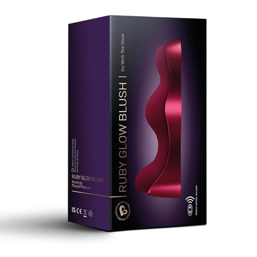 ROCKS-OFF - G-SPOT VIBRATOR RUBY GLOW BLUSH RED