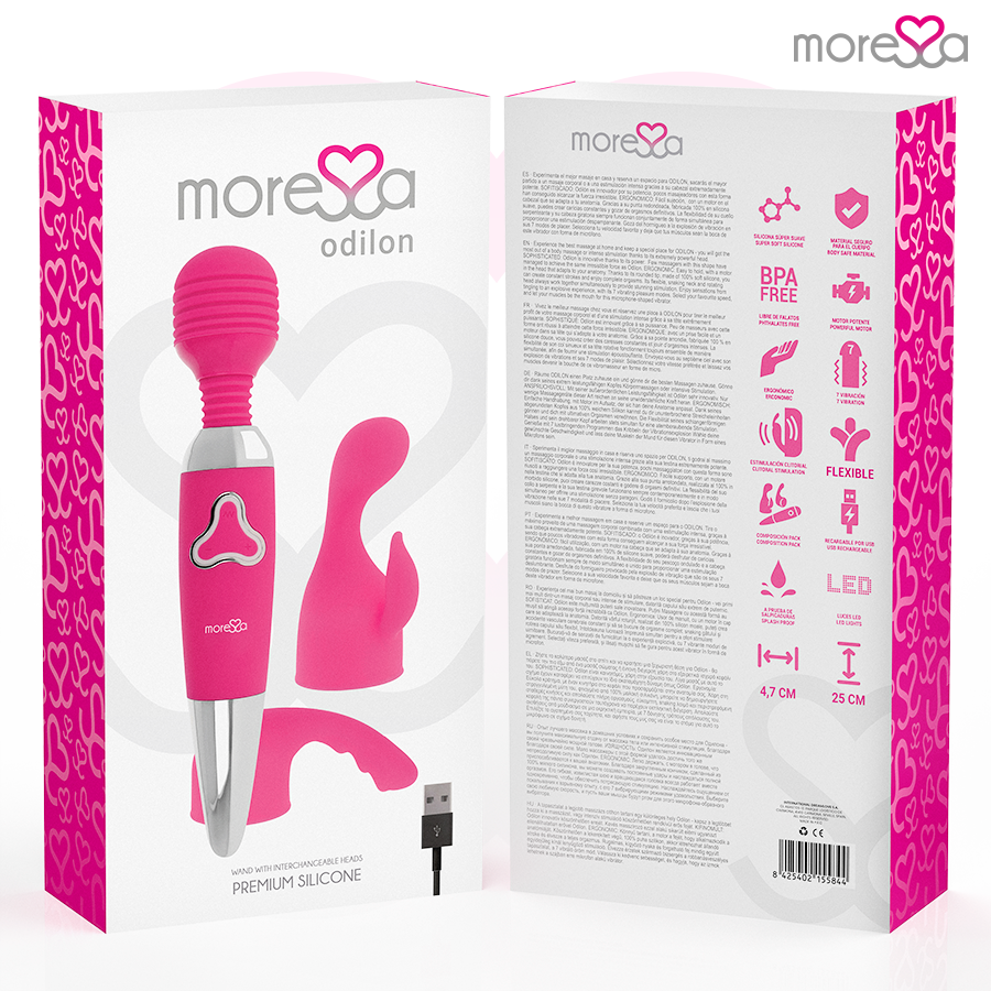 MORESSA - ODILON PREMIUM SILICONE RECARREGVEL