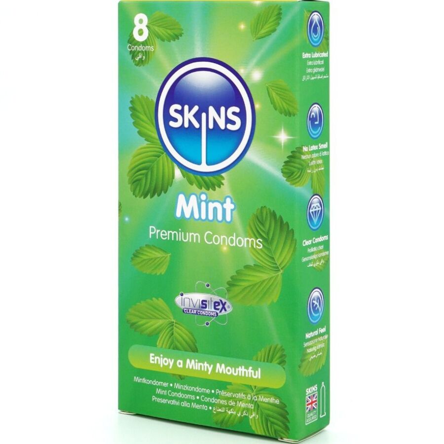 SKINS - PREMIUM MINT CONDOMS 8-PACK