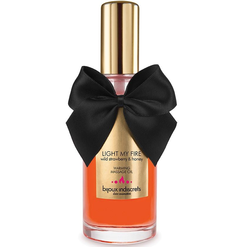 BIJOUX - MASSAGE OIL WITH HEAT EFFECT AND STRAWBERRY SCENT