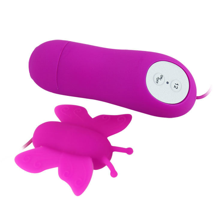 BAILE - LOVE EGGS BUTTERFLY CLITORAL STIMULATOR 12 SPEEDS LILAC REMOTE CONTROL