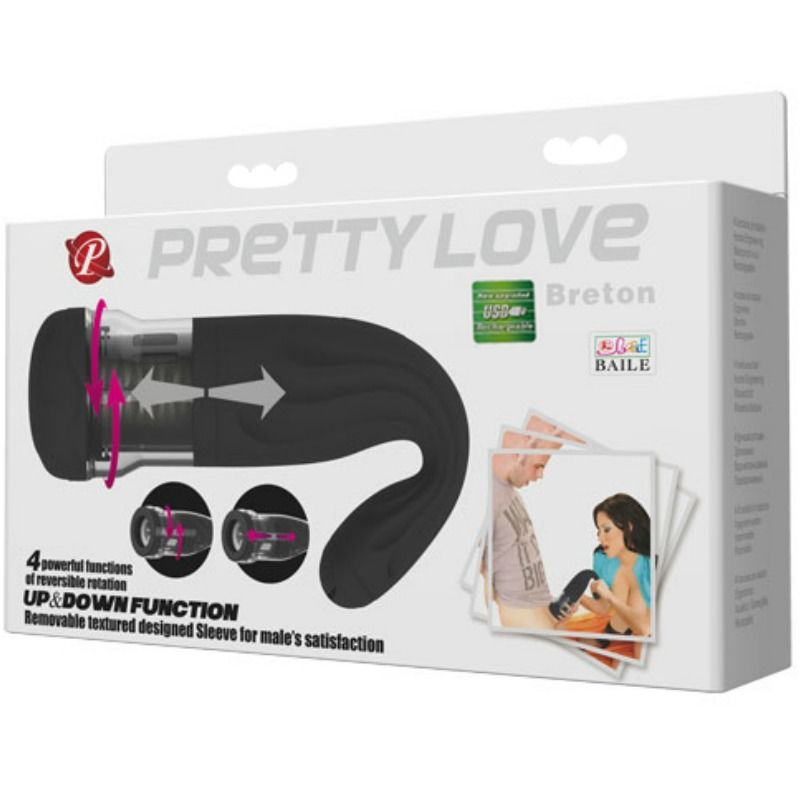 PRETTY LOVE - RECHARGEABLE MULTIFUNCTION MASTURBATOR BRETON BRETON