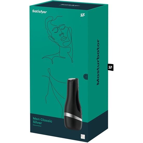 SATISFYER - MEN CLASSIC MASTURBATOR SILVER