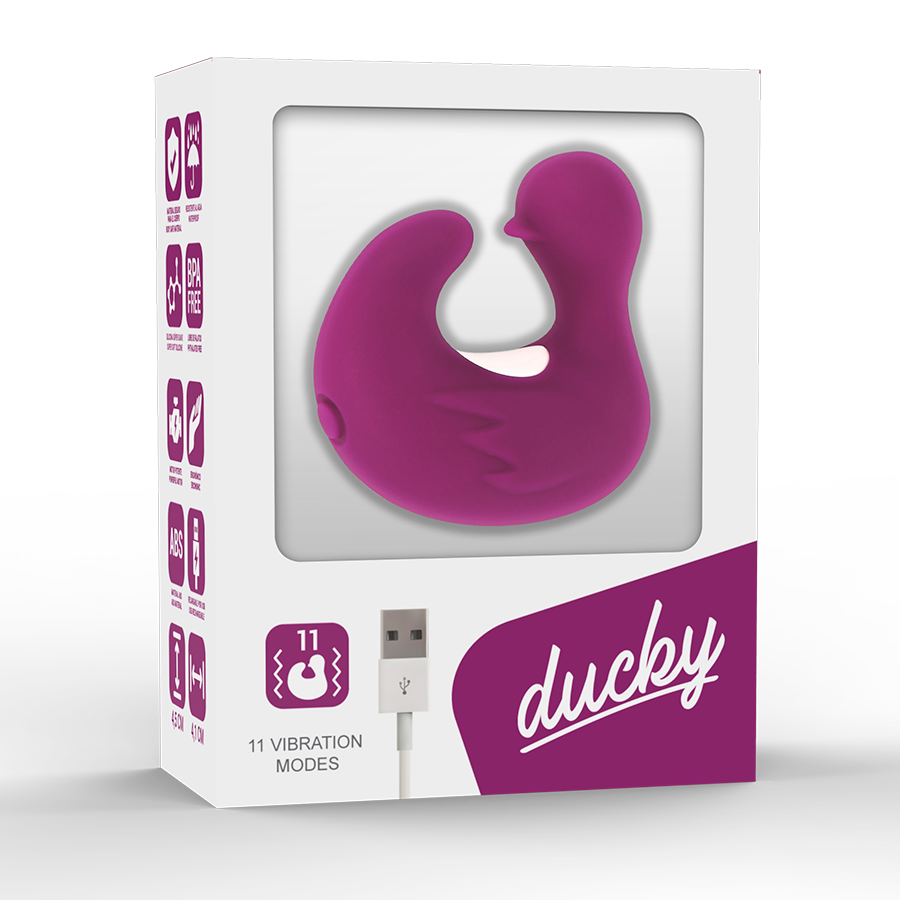 COVERME - DUCKYMANIA REFILLABLE SILICONE STIMULATING DUCK THIMB