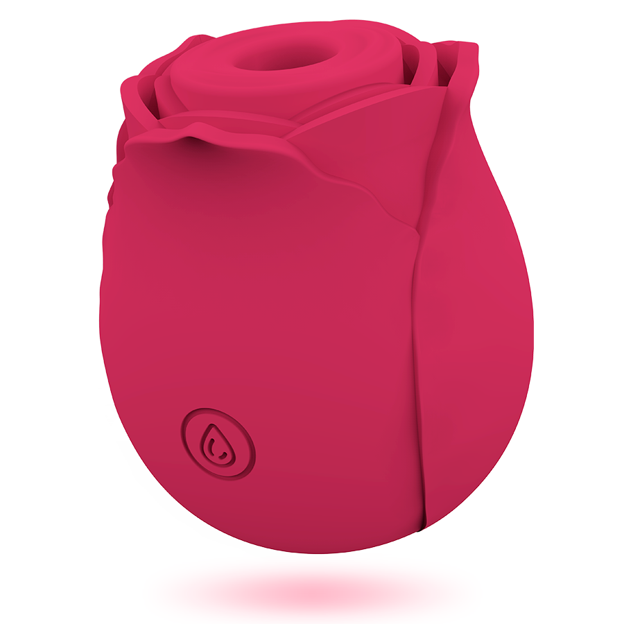 Dispositivo de estimulação clitoriana MIA Wave edição limitada em vermelho, com design compacto e detalhes visíveis na imagem.