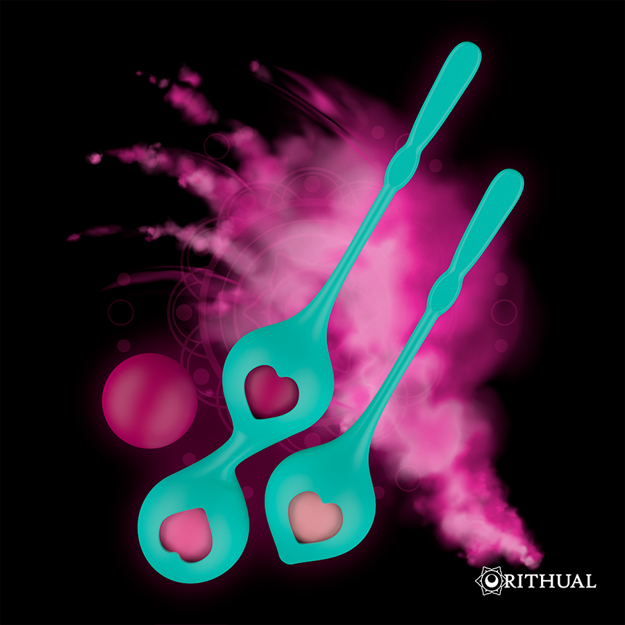 RITHUAL - DEVA AQUA GREEN PELVIC FLOOR TRAINING SET