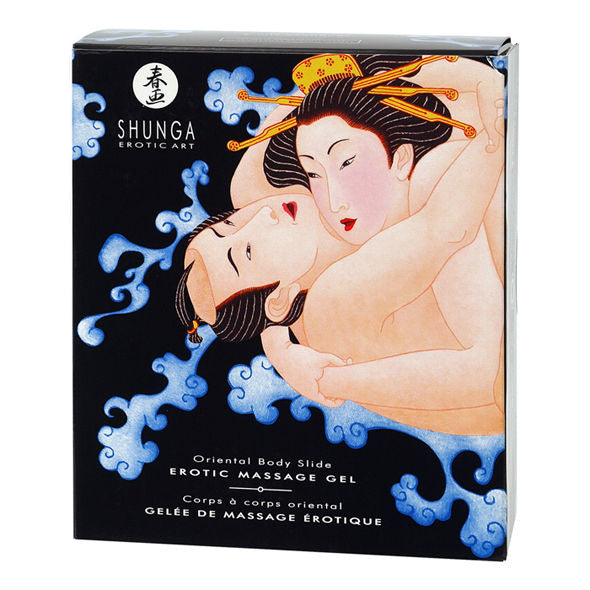 SHUNGA - ORIENTAL EROTIC MASSAGE GEL FOR BODY-TO-BODY USE WITH EXOTIC FRUITS 